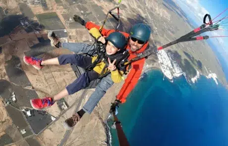 paragliding adventure lanzarote