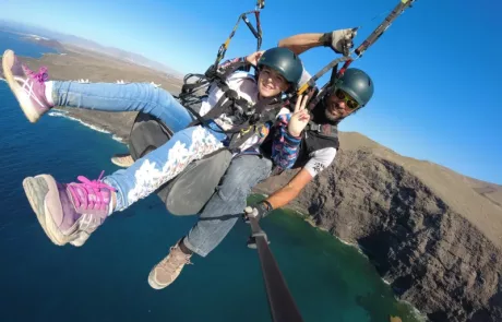 paragliding rollercoaster lanzarote