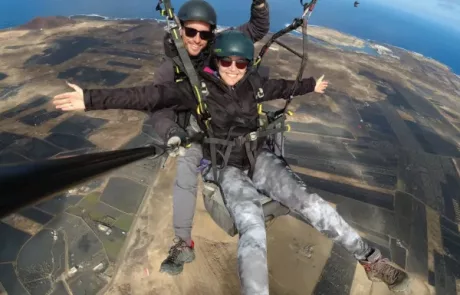 paragliding adventure lanzarote