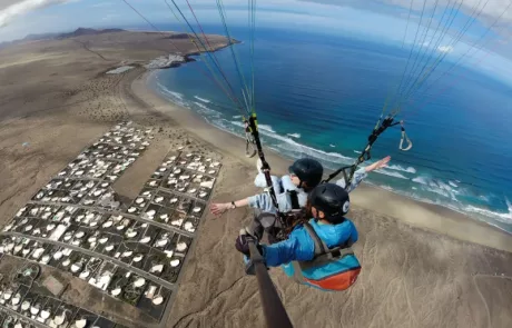 paragliding rollercoaster lanzarote